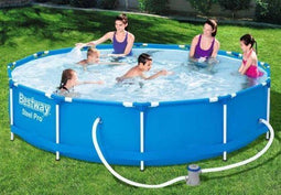 Bestway Steel Pro - Opzetzwembad Rond 3,66 m x 76 cm - Inclusief filterpomp