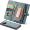 Caseme - vintage 2 in 1 portemonnee hoes - Geschikt voor Samsung Galaxy A72 - Blauw