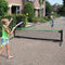 EXIT Verstelbaar Sportnet 155x300cm - Volleybalnet - Badmintonnet - Tennisnet - Hoogte Verstelbaar - Zwart