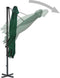 vidaXL - Parasol - met - draagbare - voet - groen