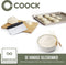 COOCK - Ergonomische Deegsteker RVS - Deegschraper - Vaatwasbestendig - 8 cm x 15 cm