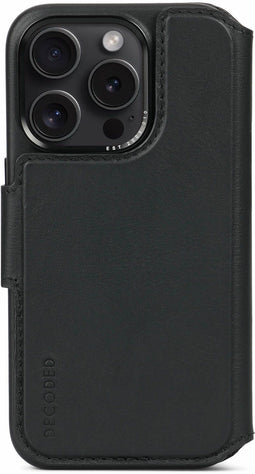 Decoded D24IPO15PDW5BK - Detachable Wallet - 2-in-1 met ruimte voor 3 pasjes - Zwart