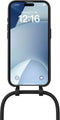 Change Case - iPhone 15 Pro Max - 2in1 Crossbody-cover met afneembaar nekkoord - Zwart