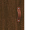 vidaXL - Wandkast - 69,5x34x90 - cm - bruin - eikenkleur