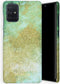 Selencia Hoesje Geschikt voor Samsung Galaxy A71 Hoesje - Selencia Maya Fashion Backcover - groen