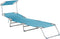 FOLIGNO - Strandstoel - Blauw - Polyester