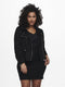 ONLY CARMAKOMA CARSHERRY - BONDED BIKER OTW Dames Jas - Imitatieleer - Maat 50