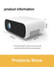 Fuegobird YG280 - Mini Beamer Projector - Draagbaar 600 Lumen - Handpalmformaat