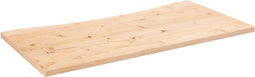 Bureaublad 100x60x2,5 cm massief grenenhout
