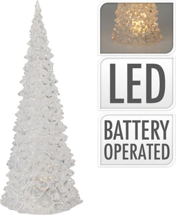 Xmas Tree Acrylic With Warm Wh