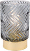 Present Time Votive - Waxinelichthouder - LED - Grijs - 13x8,5cm