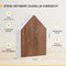 UPLY Vogelhuisje - Vogelgeluiden Huisje - 5 Natuurgeluiden - Bewegingssensor - Wit Eik