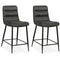 MX Sofa Lena – Barstoelen – Antraciet – Set van 2