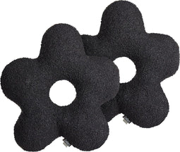 CAMPONULA - Sierkussen set van 2 - Zwart - Teddystof