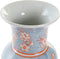 Vaas DKD Home Decor 13 x 13 x 31 cm Porselein Blauw Oranje Orientaals