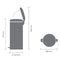 Brabantia NewIcon Prullenbak - 30 liter - Pedaalemmer - Brilliant Steel