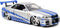 Jada Toys - Fast & Furious 2002 Brians Nissan Skyline GT-R - Zilver - Speelgoedvoertuig