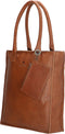 Hide & Stitches Golden Gate - Shopper - Runderleer met vakken - Bruin