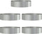 vidaXL - Tuinbekers - 5 - stuks - 80x80x20 - cm - Gegalvaniseerd - Staal
