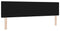 vidaXL - Hoofdbord - met - Knopen - - - Zwart - - - 180 - cm - - - Fluweel