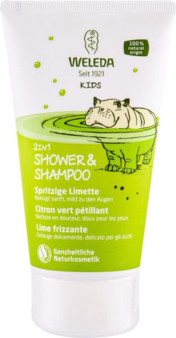 Weleda Kids 2-in-1 Shampoo & Body Wash Sprankelende Limoen