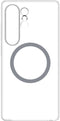 Samsung Galaxy S25 Ultra - Clear Magnet Case - Magnetische ring voor draadloos opladen - Transparant