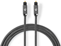 Nedis CATB25000GY30 - Optische audiokabel - 300cm - Grijs