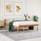 vidaXL - Seniorenbed - massief - grenenhout - wasbruin - 140x190 - cm
