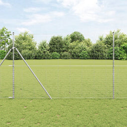 vidaXL - Veldhek - 1,6x10 - m - Gegalvaniseerd - Staal