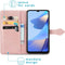 iMoshion Hoesje Geschikt voor Oppo A54s / A16s / A16 Hoesje Met Pasjeshouder - iMoshion Mandala Bookcase - Rosé Goud