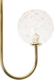 ANADYR - Plafondlamp - Beige/Goud - Metaal/Glas