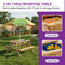 Plum Surfside zand water picknicktafel met parasol