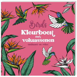 Kleurboek voor volwassenen birds(Let op! Per Stuk!)