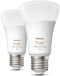 Philips Hue White en Color Ambiance - Slimme LED-lampen - 1100 Lumen - (2 stuks)