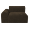 Urban Nature Culture Tao - Modular seater - Hoogwaardig polyester - Donkerbruin - 120 * 100 * 74cm