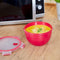 EMSA CLIP & MICRO Rond Doos 2.6 l Rood. Transparant 1 stuk(s)