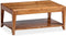 vidaXL - Salontafel - 88x50x38 - cm - massief - hout