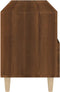 vidaXL - Tv-meubel - 80x36x50 - cm - bewerkt - hout - bruin - eikenkleur