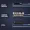 BaByliss AS6550E - 3-in-1 Wet to Dry Air Wand Föhn - Drogen Stylen Volume - Midnight Blue