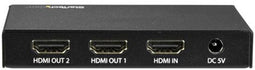 StarTech.com ST122HD202 - 2-poorts HDMI splitter 4K 60Hz - Zwart
