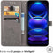 iMoshion Hoesje Geschikt voor Xiaomi Redmi Note 12 Hoesje Met Pasjeshouder - iMoshion Mandala Bookcase - Grijs