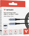 Verbatim 31849 - USB-C naar USB-C kabel - 240 W PD 3.1 - Zwart