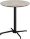 X Cross Terrastafel Zwart Frame + Moonstone HPL 70 cm - Essentials 110031370 - Horeca & Professioneel