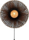 GOOD&MOJO Wandlamp Kalimantan - Bamboe/Zwart - Ø60cm - Binnen Modern