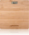 Grundig Personenweegschaal - Digitale Weegschaal Bamboe - Capaciteit tot 180kg - 28x28 cm