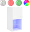 vidaXL - Tv-meubelen - 2 - st - met - LED-verlichting - 30,5x30x60 - cm - wit