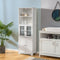 Coast Badkamerkast - MDF - 6 opbergvakken - 60 x 30 x 163 cm - Wit