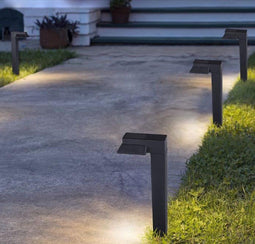 The White Series - 6 haakse LED Solar buitenlampen met nachtsensor - Per set
