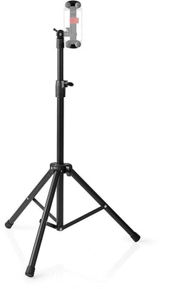 Nedis TFSD100BK - Vloerstandaard - 360° rotatie hoogte verstelbaar 70-120 cm - Zwart