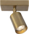 Atmooz - Plafondspots Darcy 1 - Kleur : Goud Brons Plafondlamp - GU10 - Slaapkamer / Woonkamer / Eetkamer - Industrieel - Hoogte 16cm - Metaal